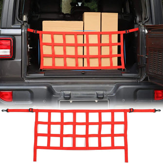 For 2018+ Jeep Wrangler JL JLU Car Trunk Mesh Cargo Net RT-TCZ