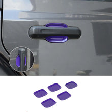 For 2018+ Jeep Wrangler JL JLU Door Handle Bowl Trims 5PCS RT-TCZ