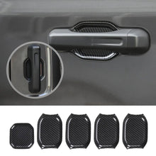 For 2018+ Jeep Wrangler JL JLU Exterior Decoration Cover Trim Carbon Fiber Full Set Available Separately RT-TCZ