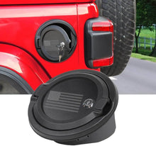 For 2018+ Jeep Wrangler JL JLU Fuel Filler Locking Gas Tank Door Cap Cover US Flag RT-TCZ