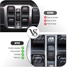 For 2018+ Jeep Wrangler JL JLU Gladiator JT 4PCS Window Switch Button Cover Trim RT-TCZ