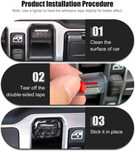 For 2018+ Jeep Wrangler JL JLU Gladiator JT 4PCS Window Switch Button Cover Trim RT-TCZ