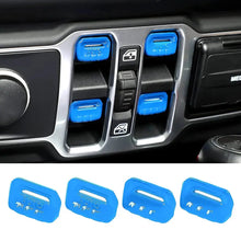 For 2018+ Jeep Wrangler JL JLU Gladiator JT 4PCS Window Switch Button Cover Trim RT-TCZ