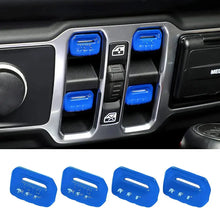 For 2018+ Jeep Wrangler JL JLU Gladiator JT 4PCS Window Switch Button Cover Trim RT-TCZ