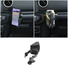 For 2018+ Jeep Wrangler JL JLU /Gladiator JT Co-Pilot Grab Bar Mount Drink Cup & Phone Holder RT-TCZ