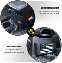 For 2018+ Jeep Wrangler JL JLU JT Front Center Console Storage Pockets Armrest Insert Organizer Box RT-TCZ