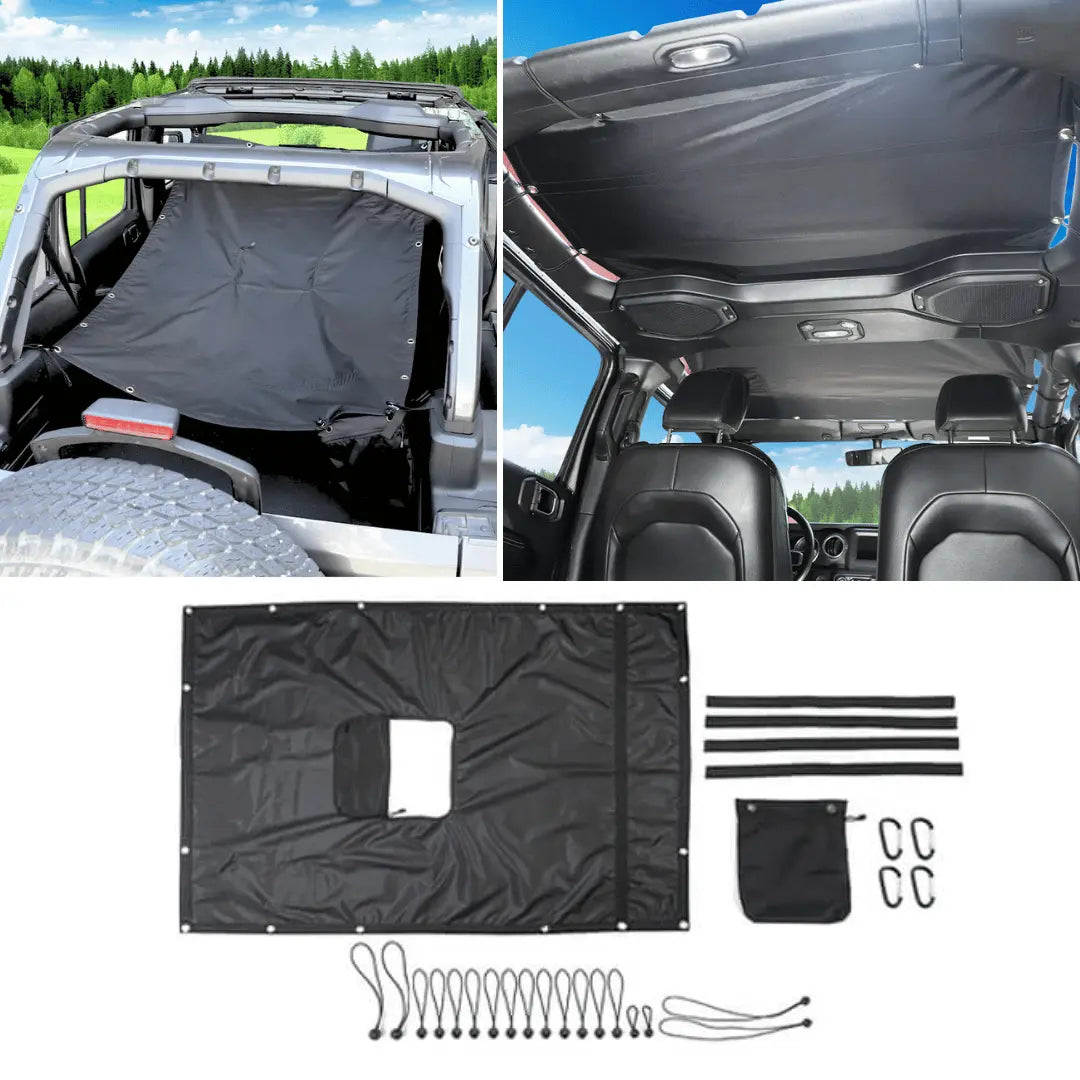Jeep Hammocks Roof Cargo Nets Mesh Storage for Wrangler