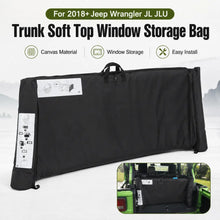 For 2018+ Jeep Wrangler JL JLU Trunk Soft Top Window Storage Bag RT-TCZ