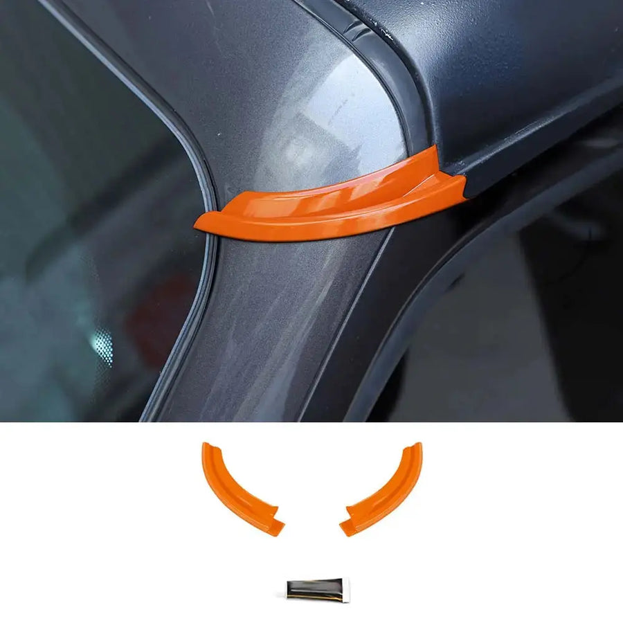 Garde-eau de pluie à toit rigide pour Jeep Wrangler JK JL 2007 ? 2017 2018-2021,déviateurs ABS Garde-eau de pluie à toit rigide pour Jeep Wrangler JK JL 2007 ? 2017 2018-2021,déviateurs ABS
