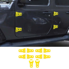 For 2018+ Jeep Wrangler JL JLU & Gladiator JT 4Door Blue Door & Engine Hood Hinge Trim Cover RT-TCZ