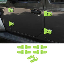 For 2018+ Jeep Wrangler JL JLU & Gladiator JT 4Door Blue Door & Engine Hood Hinge Trim Cover RT-TCZ