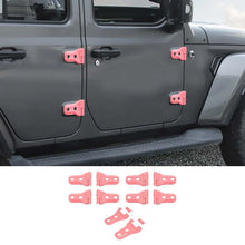 For 2018+ Jeep Wrangler JL JLU & Gladiator JT 4Door Blue Door & Engine Hood Hinge Trim Cover RT-TCZ