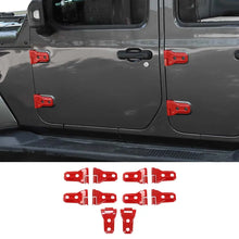 For 2018+ Jeep Wrangler JL JLU & Gladiator JT 4Door Blue Door & Engine Hood Hinge Trim Cover RT-TCZ