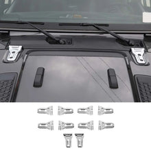 For 2018+ Jeep Wrangler JL JLU & Gladiator JT 4Door Blue Door & Engine Hood Hinge Trim Cover RT-TCZ