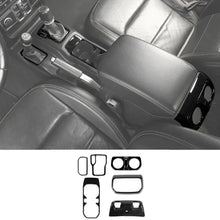 For 2018+ Jeep Wrangler JL JLU & Gladiator JT 6PCS Gear Shift Cup Holder Rear Air Vent Trim Kit RT-TCZ