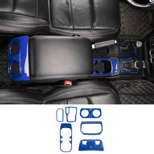 For 2018+ Jeep Wrangler JL JLU & Gladiator JT 6PCS Gear Shift Cup Holder Rear Air Vent Trim Kit RT-TCZ