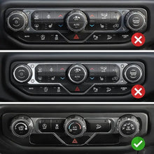 For 2018+ Jeep Wrangler JL JLU & Gladiator JT Air Conditioner Switch Knob Cover Trim C Style RT-TCZ