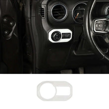 For 2018+ Jeep Wrangler JL JLU & Gladiator JT Car Headlight Switch Button Bezel Trim Cover Dashboard Accent RT-TCZ