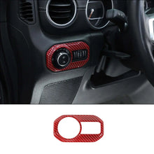 For 2018+ Jeep Wrangler JL JLU & Gladiator JT Car Headlight Switch Button Bezel Trim Cover Dashboard Accent RT-TCZ