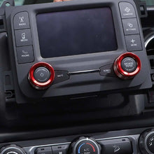 For 2018+ Jeep Wrangler JL JLU & Gladiator JT Center Console Small Screen Switch Knob Ring Trim RT-TCZ