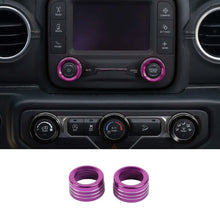 For 2018+ Jeep Wrangler JL JLU & Gladiator JT Center Console Small Screen Switch Knob Ring Trim RT-TCZ