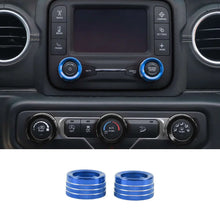 For 2018+ Jeep Wrangler JL JLU & Gladiator JT Center Console Small Screen Switch Knob Ring Trim RT-TCZ