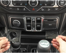 For 2018+ Jeep Wrangler JL JLU & Gladiator JT Cigarette Lighter & USB Socket & Window Control Panel Cover Decor Sticker Frame Trim RT-TCZ