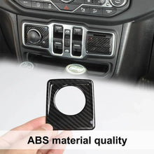 For 2018+ Jeep Wrangler JL JLU & Gladiator JT Cigarette Lighter & USB Socket & Window Control Panel Cover Decor Sticker Frame Trim RT-TCZ
