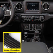 For 2018+ Jeep Wrangler JL JLU & Gladiator JT Cigarette Lighter & USB Socket & Window Control Panel Cover Decor Sticker Frame Trim RT-TCZ