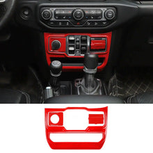 For 2018+ Jeep Wrangler JL JLU & Gladiator JT Cigarette Lighter & USB Socket & Window Control Panel Cover Decor Sticker Frame Trim RT-TCZ