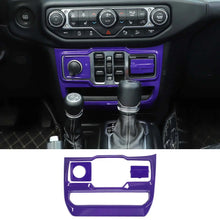 For 2018+ Jeep Wrangler JL JLU & Gladiator JT Cigarette Lighter & USB Socket & Window Control Panel Cover Decor Sticker Frame Trim RT-TCZ