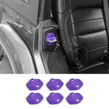 For 2018+ Jeep Wrangler JL JLU & Gladiator JT Door Lock Cover Buckle Cover Trim RT-TCZ