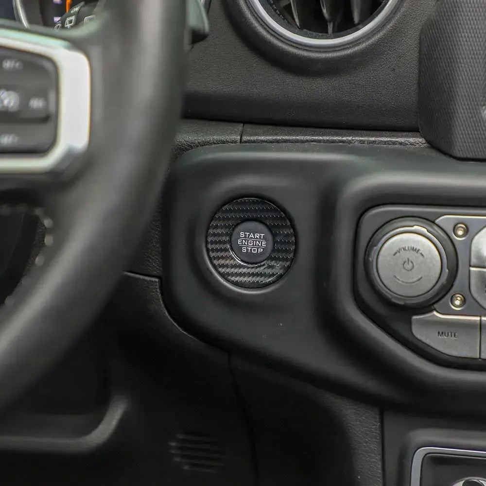 RT-TCZ Engine Start Stop Sticker Trim for Jeep Wrangler JL JLU 2018 ...