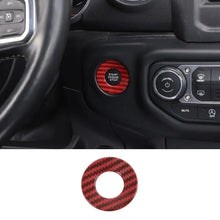For 2018+ Jeep Wrangler JL JLU & Gladiator JT Engine Start Button Badge Trim Cover RT-TCZ