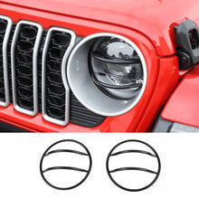 For 2018+ Jeep Wrangler JL JLU & Gladiator JT Front Headlight Guard Lamp Cover Trim RT-TCZ