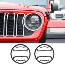 For 2018+ Jeep Wrangler JL JLU & Gladiator JT Front Headlight Guard Lamp Trim RT-TCZ