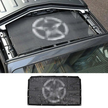 For 2018+ Jeep Wrangler JL JLU & Gladiator JT Front Roof Mesh Sunshade Top Cover Star&Skull RT-TCZ