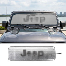 For 2018+ Jeep Wrangler JL JLU & Gladiator JT Front Window Windshield Sun Visor, Foldable Sunshade Visor RT-TCZ