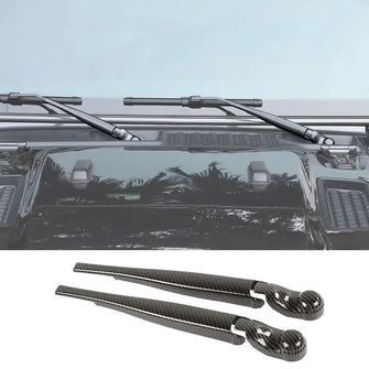 For 2018+ Jeep Wrangler JL JLU & Gladiator JT Front Windshield Rain Wiper Blade Cover Trim RT-TCZ