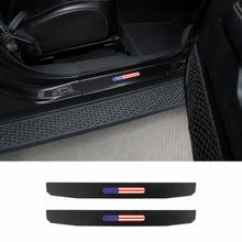 For 2018+ Jeep Wrangler JL JLU & Gladiator JT  Front & Rear Entry Guards Door Sill Plate Protectors Threshold Cover USA Flag RT-TCZ