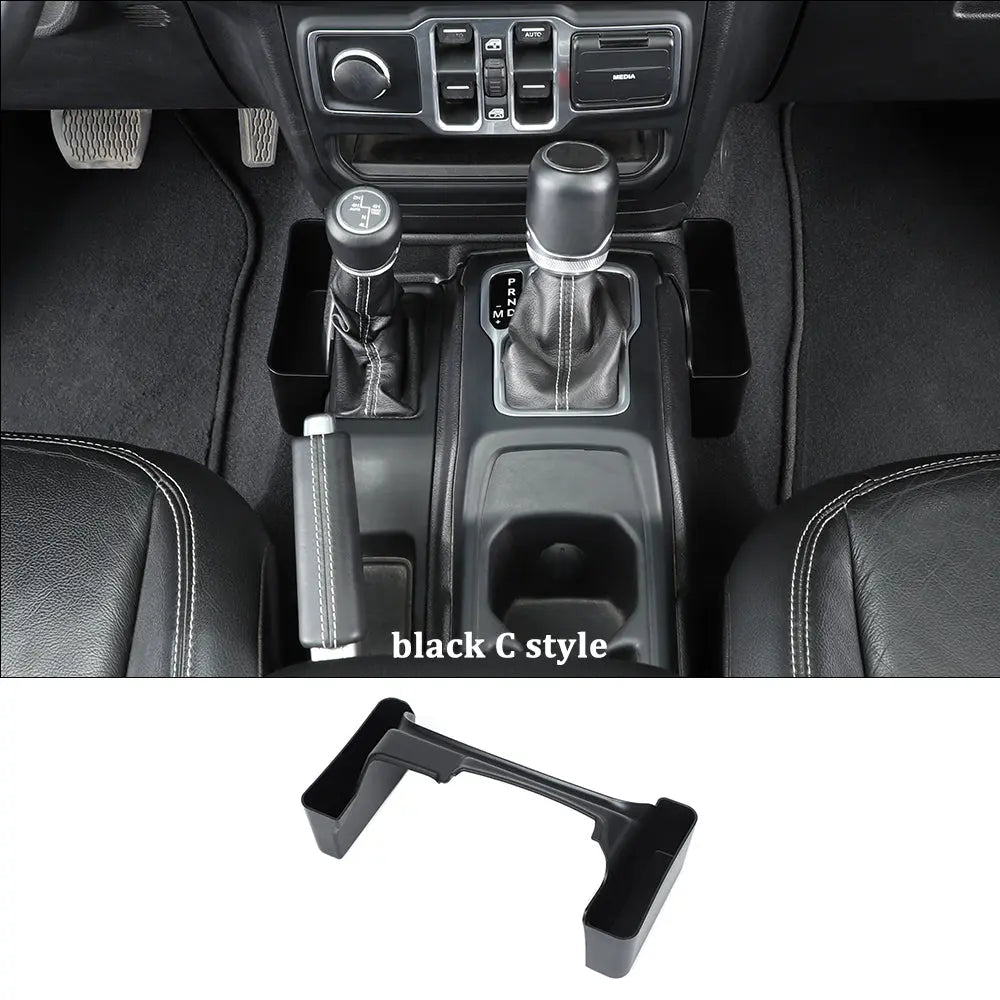 Organizer Portaoggetti In Metallo Per Jeep Wrangler JL (2018-2024) E Gladiator JT (2020-2024) | Scatola Porta Anteriore In Acciaio 304 | 2 Pezzi - 2
