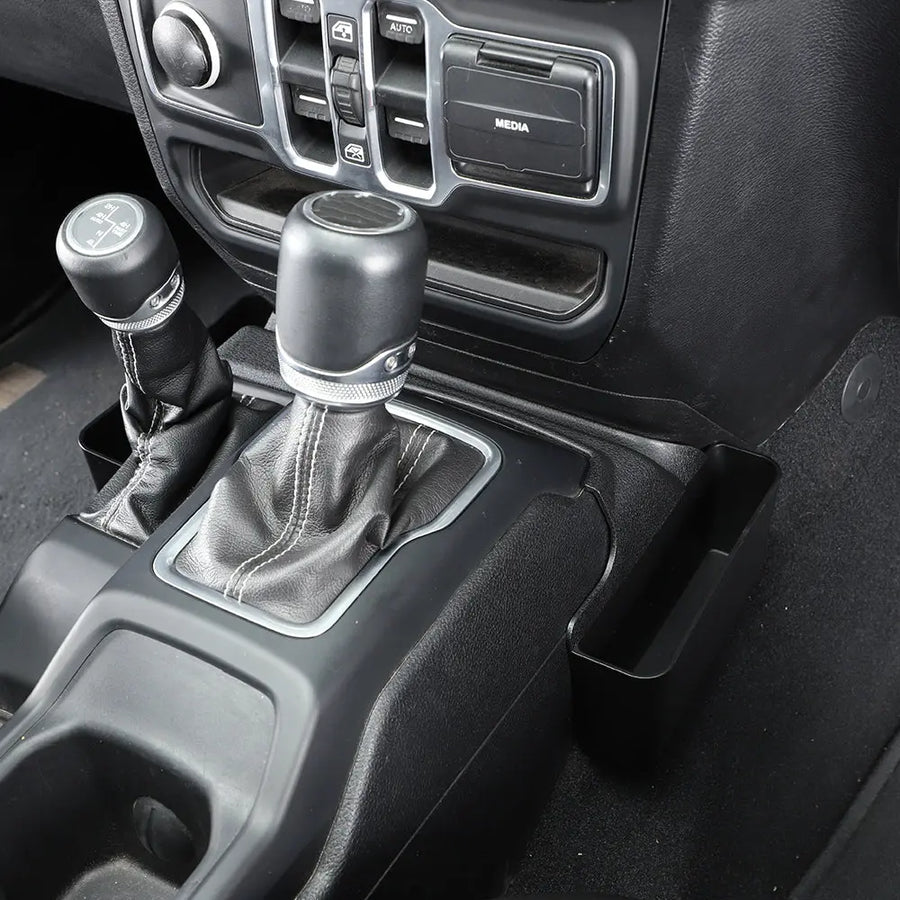 MAIKER Boîte De Rangement Métal Console Centrale Jeep Wrangler JL JLU Gladiator JT 2018-2025 - Style Tactique