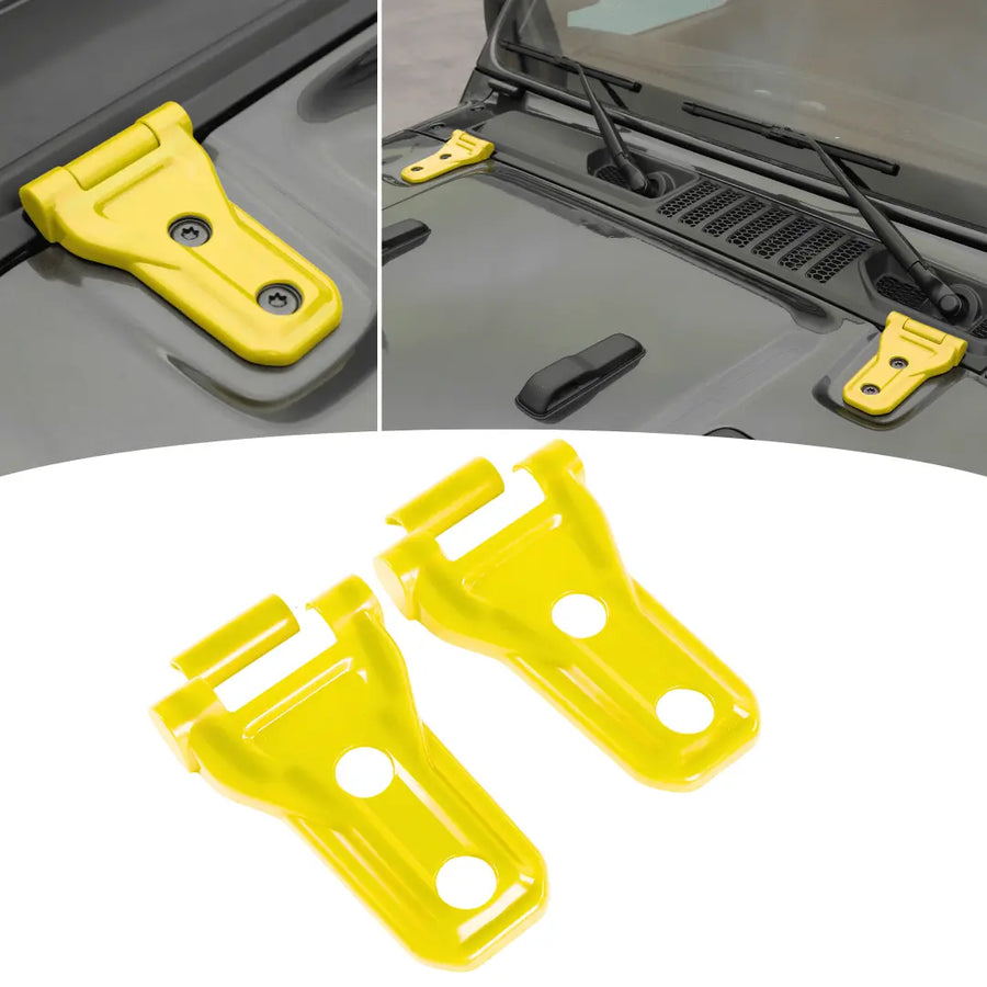 RT-TCZ Hood Hinge Cover Trim for 2018-2025 Jeep Wrangler JL JLU