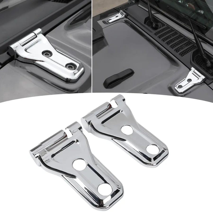 RT-TCZ Hood Hinge Cover Trim for 2018-2025 Jeep Wrangler JL JLU