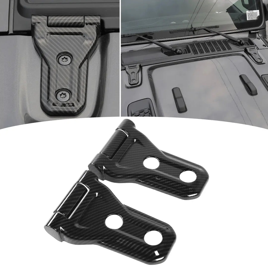 jamja ギャラン TUNED BY AMG プラグカバー RT-TCZ Hood Hinge Cover Trim for 2018-2025 Jeep Wrangler JL JLU