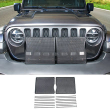For 2018+ Jeep Wrangler JL JLU & Gladiator JT Iron Front Grille Insect Nets Mesh Cover RT-TCZ