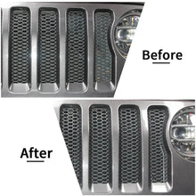 For 2018+ Jeep Wrangler JL JLU & Gladiator JT Iron Front Grille Insect Nets Mesh Cover RT-TCZ