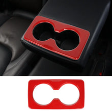 For 2018+ Jeep Wrangler JL JLU & Gladiator JT Rear Armrest Water Cup Holder Panel Cover Trim RT-TCZ