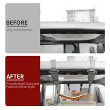 For 2018+ Jeep Wrangler JL JLU & Gladiator JT Rear Paracord Grab Handles Bars RT-TCZ