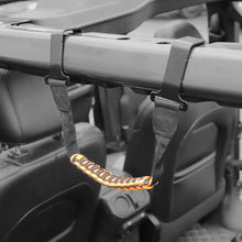 For 2018+ Jeep Wrangler JL JLU & Gladiator JT Rear Paracord Grab Handles Bars RT-TCZ